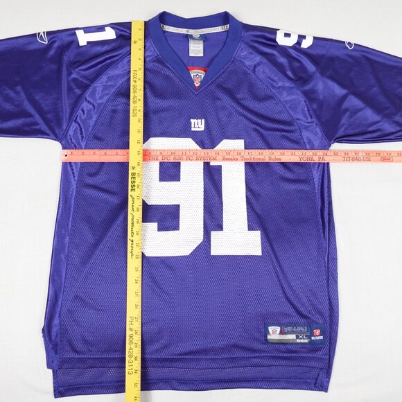 Justin Tuck New York Giants Reebok Jersey Mens XL NFL ONFEILD - Picture 11 of 11